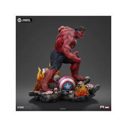 Marvel Estatua 1/10 Art Scale Red Hulk 23 cm  Iron Studios