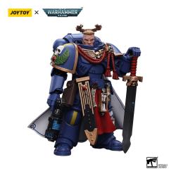 Warhammer 40k Figura 1/18 Ultramarines Primaris Captain with Power Sword and Plasma Pistol 12 cm  Joy Toy 