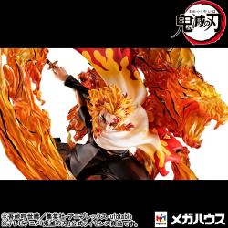 Demon slayer: Kimetsu no Yaiba Kyojuro Precious G.E.M. Series 1/8 PVC Statue Rengoku Flame Breathing Fifth Form:Flame Tiger 24 cm