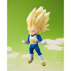 Dragon Ball Figura S.H.Figuarts Super Saiyan 3 Vegeta (mini) Daima 8 cm Bandai Tamashii Nations