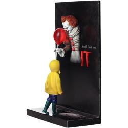 FIGURA POSTER 3D PENNYWISE & GEORGIE IT ( 2017 ) SDTOYS