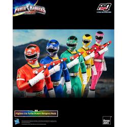 Power Rangers Turbo Pack de 5 Figuras FigZero 1/6 Turbo Power Rangers 30 cm ThreeZero