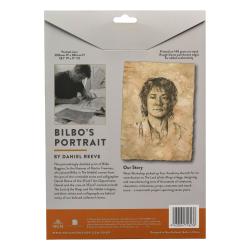 El Hobbit Litografia Portrait of Bilbo Baggins 21 x 28 cm