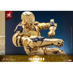 Iron Man Mark III (Gold Color Version) Figura Movie Masterpiece Diecast 1/6 Hot Toys Exclusive 33 cm HOT TOYS