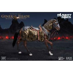 El planeta de los Simios Estatua General Thade con Caballo 30 cm