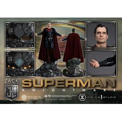 Zack Snyder LA LIGA DE LA JUSTICIA  Estatua Real Elite Masterline Series 1/3 Superman Knightmare Color Edition 95 cm PRIME 1 STUDIO