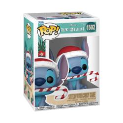 Disney Figura POP! Vinyl Holiday Stitch w/CC 9 cm FUNKO