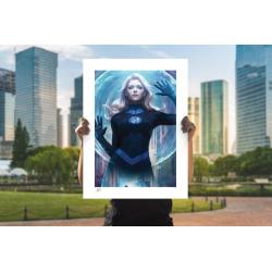 *** SUPER PRECIO *** Marvel Litografia Sue Storm: MUJER INVISBLE 46 x 61 cm - sin marco Sideshow Collectibles 