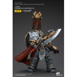 Warhammer The Horus Heresy Figura 1/18 Space Wolves Legion Praetor with Power Axe and Combat Shield 12 cm  Joy Toy 