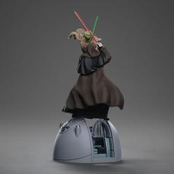 Star Wars Estatua 1/10 Deluxe Art Scale Yoda vs Emperor Palpatine (CCXP Exclusive 2024) 31 cm  Iron Studios