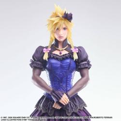 Final Fantasy VII Remake Static Arts Gallery Estatua Cloud Strife Dress Ver. 28 cm  Square-Enix 