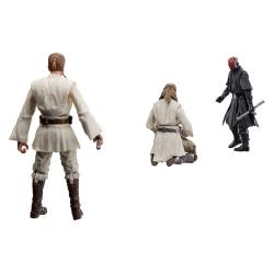 Star Wars Episode I Black Series Pack de 3 Figuras Qui-Gon Jinn, Darth Maul, Obi-Wan Kenobi 15 cm HASBRO