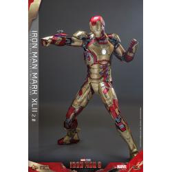 Iron Man 3 Figura Movie Masterpiece Diecast 1/6 Iron Man Mark XLII (2.0) 32 cm HOT TOYS