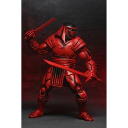 TORTUGAS NINJA FOOT ELITE ASSASSIN VERSIÓN ROJA Y NEGRA 18 CM FIGURA DE ACCIÓN TEENAGE MUTAN NECA