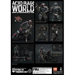 Acid Rain Figura con Vehículo FAV 1/18 Stealth Trooper Set