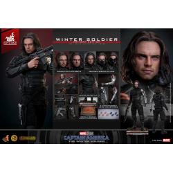 Hot Toys MMS790AE Captain America: The Winter Soldier Collectible Figurine 1/6 Winter Soldier (Artisan Edition) Exclusive 31cm