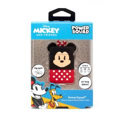 Disney PowerSquad Cable de carga 3in1 Minnie Mouse