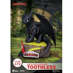 Cómo Entrenar A Tu Dragón Estatua toothless 14 cm  Beast Kingdom Toys 