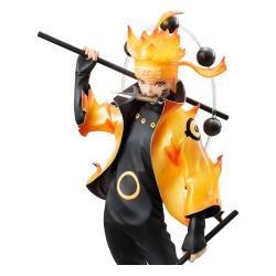 Naruto Shippuden Serie G.E.M. Estatua PVC Naruto Uzumaki Six Paths Sage Mode 15th Anniversary Ver. 22 cm MEGAHOUSE