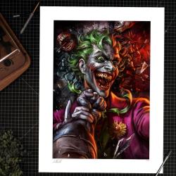 DC Comics Litografia Eternal Enemies: The Joker vs Batman 46 x 61 cm - sin marco Sideshow Collectibles