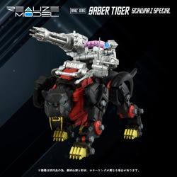 Zoids Maqueta Plastic Model Kit 1/100 RMZ-006 Saber Tiger Schwarz Special 19 cm Takara Tomy