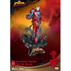 Marvel Comics Diorama PVC D-Stage Maximum Venom Iron Man 16 cm