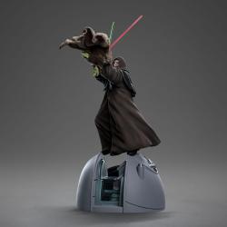 Star Wars Estatua 1/10 Deluxe Art Scale Yoda vs Emperor Palpatine (CCXP Exclusive 2024) 31 cm  Iron Studios