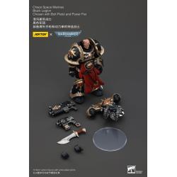 Warhammer 40k Actionfigur Chaos Space Marines Black Legion Chosen with Bolt Pistol and Power Fist 20 cm  Joy Toy (CN)