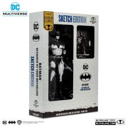 DC Multiverse Figura Batman by Todd McFarlane Sketch Edition (Gold Label) 18 cm MCFARLANE