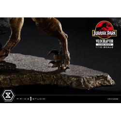 Velociraptor BOCA CERRADA Jurassic Park Estatua Prime Collectibles 1/10  19 cm Parque Jurasico PRIME 1 STUDIO