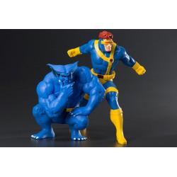 Marvel Universe Pack de 2 Estatuas 1/10 ARTFX+ Cyclops & Beast (X-Men \'92) 16 cm