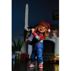 Chucky el muñeco diabólico Figura Ultimate Chucky (Holiday Edition) 18 cm NECA