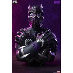 Marvel Designer Collectible Vinyl Bust Black Panther Purple Variant by Jesse Hernandez 19 cm