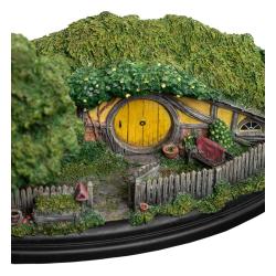 Trilogía de El hobbit Estatua Hobbit Hole -25 Gandalf\'s Cutting 14 cm Weta Workshop 