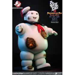 Marshmallow CAZAFANTASMAS Estatua Soft Vinyl Stay Puft  Man Burnign Edition Deluxe Version 30 cm STAR ACE TOYS