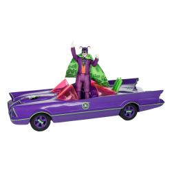 DC Retro Figura Batman 66 Batmobil with Joker (Gold Label) 15 cm McFarlane Toys