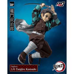 Demon Slayer: Kimetsu no Yaiba Figura FigZero 1/6 Tanjiro Kamado 27 cm ThreeZero 