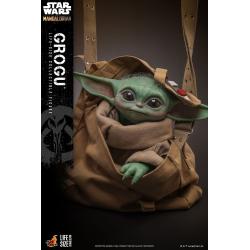 Star Wars: The Mandalorian Figura tamaño real Life-Size Masterpiece Grogu 37 cm HOT TOYS