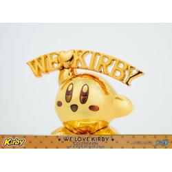 Kirby Estatua DieCast We Love Kirby Gold Edition 10 cm  First 4 Figures 