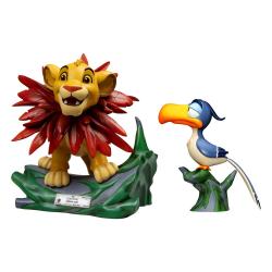 Disney pack de 2 Estatuas Master Craft El rey león Little Simba & Zazu 31 cm BEAST KINGDOM