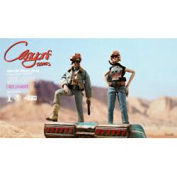 Death Gas Station Series Figuras Canyon Sisters: Mrs. T & Ms. L 15 cm Damtoys 