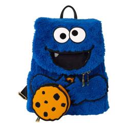 Barrio Sésamo by Loungefly Plush Mini Mochila Monstruo de las galletas Loungefly