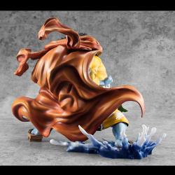 One Piece Estatua PVC Portrait Of Pirates SA-MAXIMUM Knight of the Sea Jinbe Limited Reprint 25 cm Megahouse 