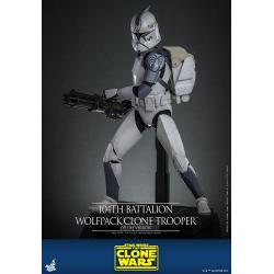 Star Wars The Clone Wars Figura 1/6 104th Battalion Wolfpack Clone Trooper Deluxe Version 30 cm Hot Toys 