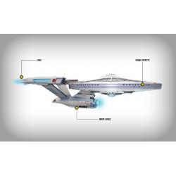 Star Trek Air Hogs R/C Astronave U.S.S Enterprise NCC-1701-A