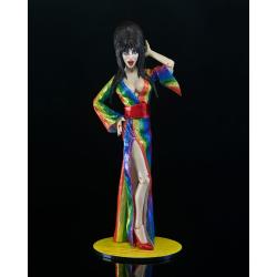 Elvira, Mistress of the Dark Figura Clothed Over the Rainbow Elvira 20 cm NECA