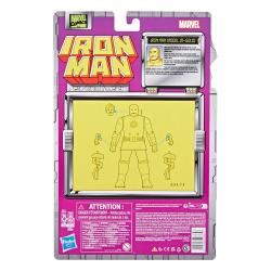 Iron Man Marvel Legends Figura Iron Man (Model 01-Gold) 15 cm HASBRO