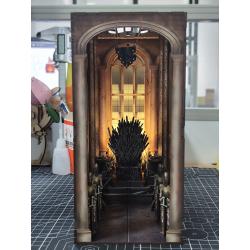 La Casa del Dragón Maqueta Book Nook Tiny Adventures Iron Throne 23 cm Revell