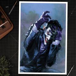 DC Comics Litografia The Joker 41 x 61 cm - sin marco
