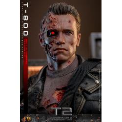 Terminator 2 Figura 1/6 Movie Masterpiece T-800 Battle Damaged Version 2.0 32 cm Hot Toys 